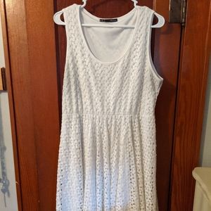 Maurices white lace dress